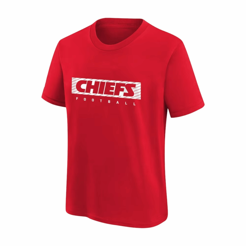 24-25 Summer Adult Kansas City American Football Popular T-Shirt Football Cotton T-Shirt Football Game Essentials Breathable - Image 2