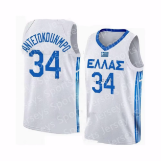 24/25 Greek Basketball Jersey – Giannis #34 Men’s Sports Vest