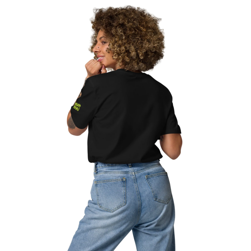 Wear Manaj Essential Unisex Organic Cotton T-Shirt Black - Image 7