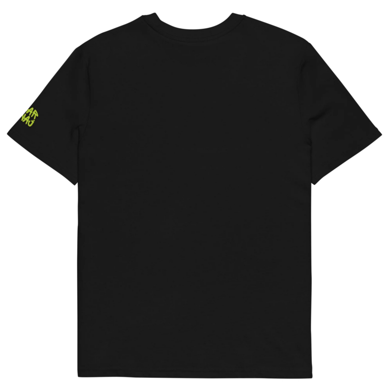 Wear Manaj Essential Unisex Organic Cotton T-Shirt Black - Image 2