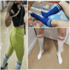 1Pairs Sports Socks Knee Legging Stockings Soccer Baseball Football Men Women Long Socks Cheerleaders Stage Performance Socks - Image 6
