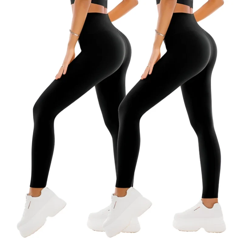 SINOPHANT 2 Leggings Femme Taille Haute – Opaques, Sport & Yoga