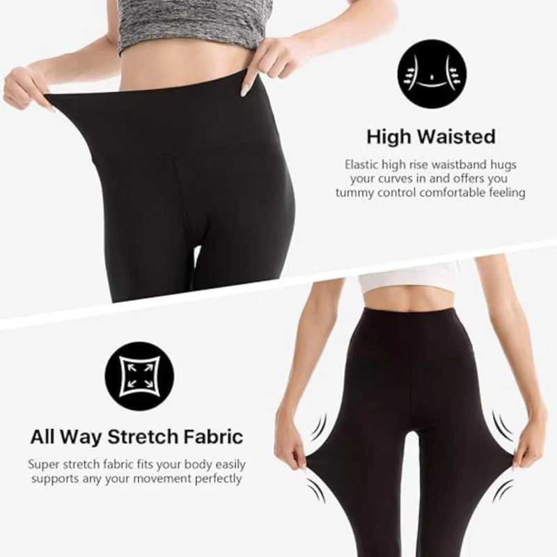 SINOPHANT 2 Leggings Femme Taille Haute – Opaques, Sport & Yoga - Image 3