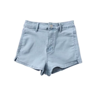 High-Waisted Denim Shorts for Women