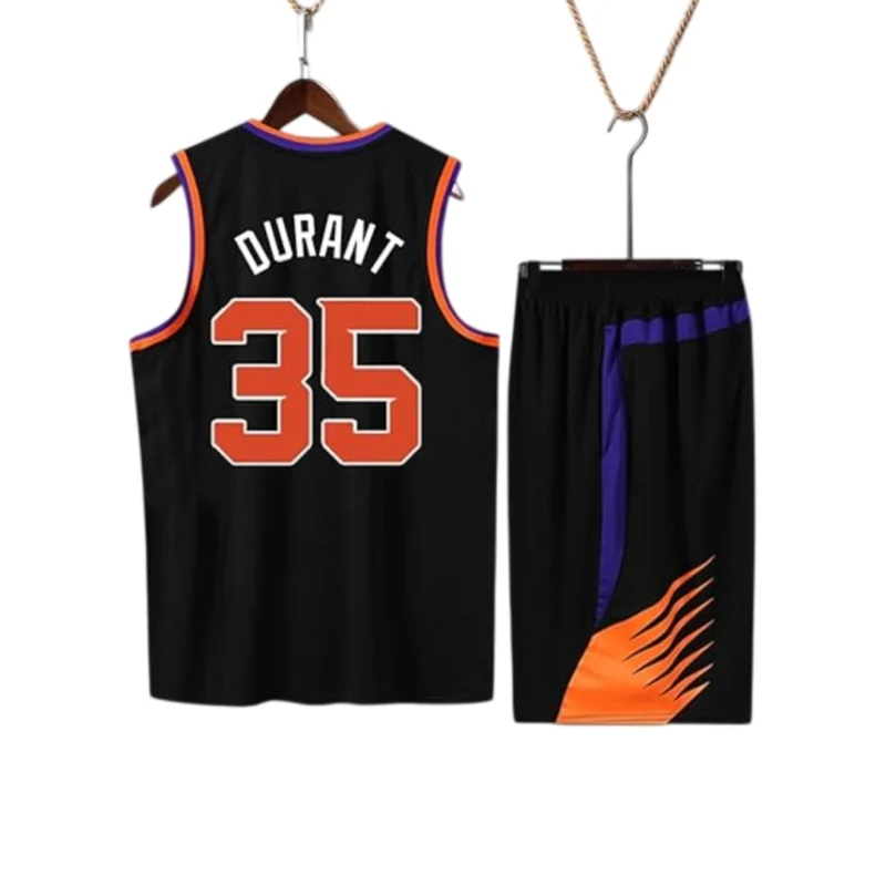 2 Pièces Ensemble Basket Enfant/Adulte 2024, Pop Maillot de Basket Enfant/Adulte, Tenue Basket Enfant/Adulte, Maillot Basket+Shorts Basket Enfant/Adulte - Image 4