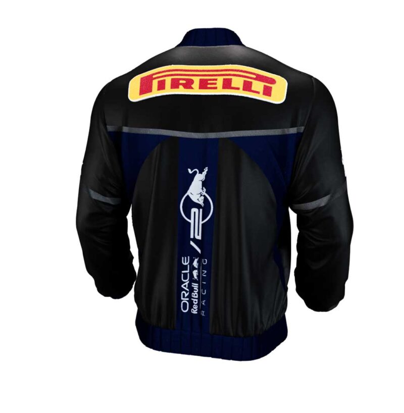 The25X Oracle Leather Racer Jacket – F1 Red Bull Edition - Image 2