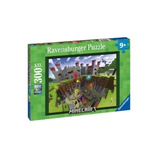 Ravensburger - 13334 Children's Puzzle - 300 p XXL Puzzle - Minecraft Cut Out - Ages 9 and Above