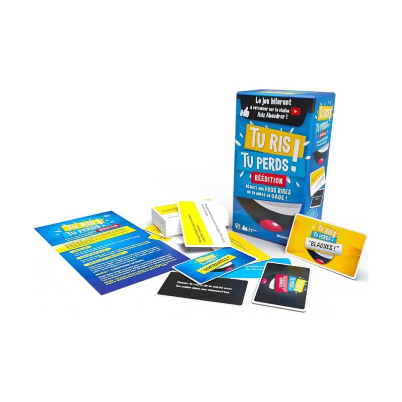 Dujardin You laugh, you lose, board game, card game, party game for adults, teenagers, laughter guaranteed, 2 players and more, aged 16 and over - Image 3
