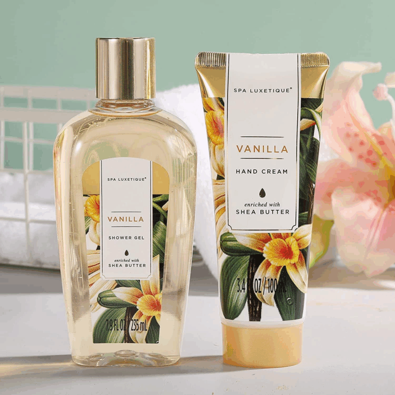 Coffret Cadeau Pour Les Femmes, 10PC Coffret De Bain, Parfum De Vanille, Crème Pour Les Mains, Cadeau De Noël Et D’Anniversaire, Cadeau Noël, Cadeau Fête Des Mères - Image 3