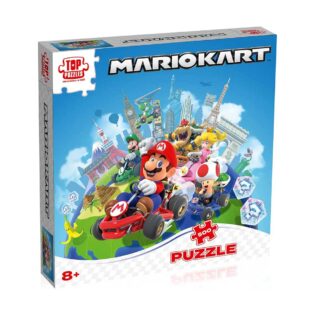 Winning Moves - Mario Kart Puzzle - Around the World - 500 Pieces - Ages 8+