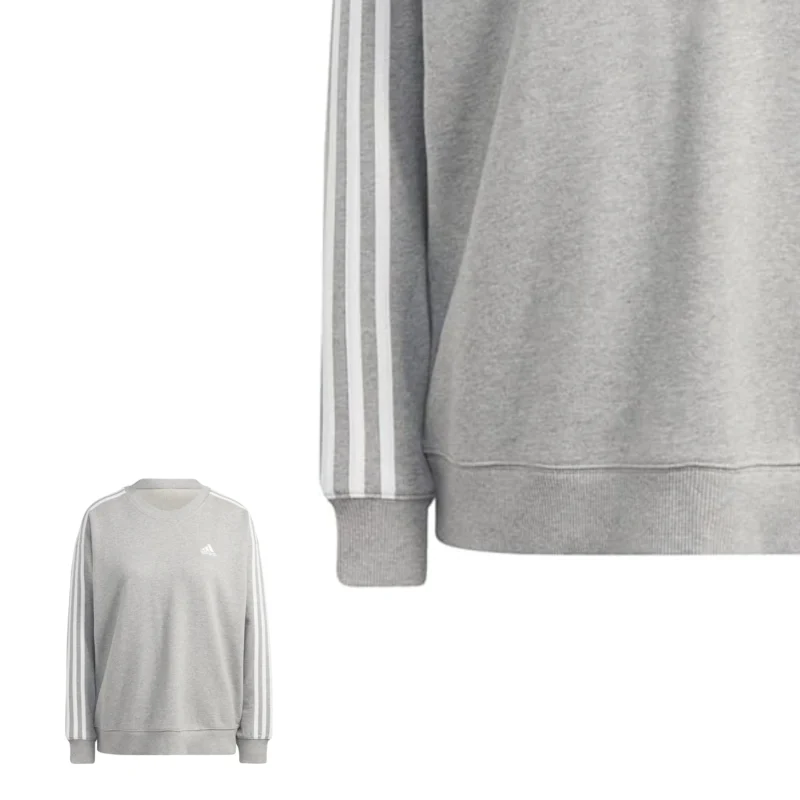 Adidas W 3-Stripes FT Women's Sweatshirt - Image 3
