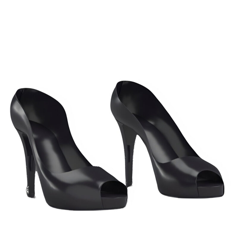 The 25X Black Heels - B1 For Woman