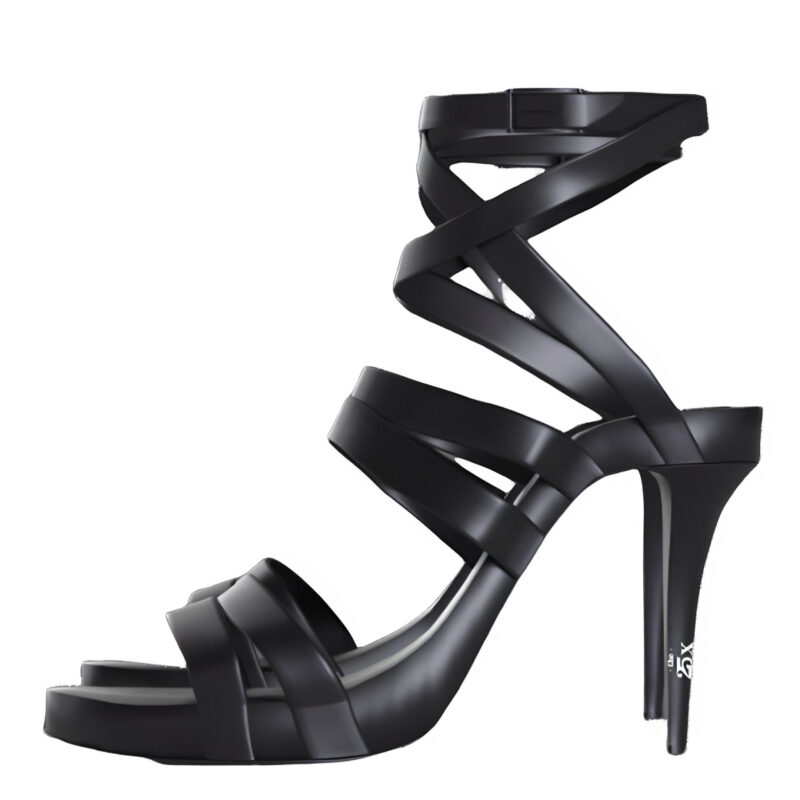 The 25X Black Heels - B2 For Woman - Image 3