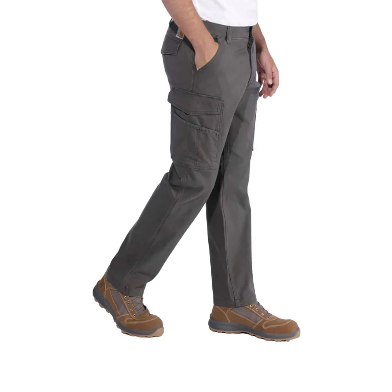 Carhartt Rugged Flex Pantalon de Travail Cargo en Toile Coupe Décontractée Short Homme - Image 3