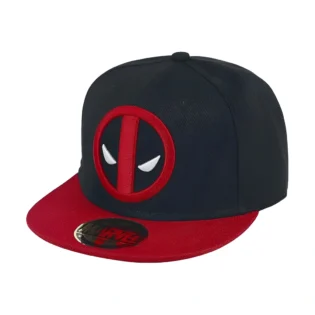 Deadpool Logo Homme Casquette Rouge/Noir