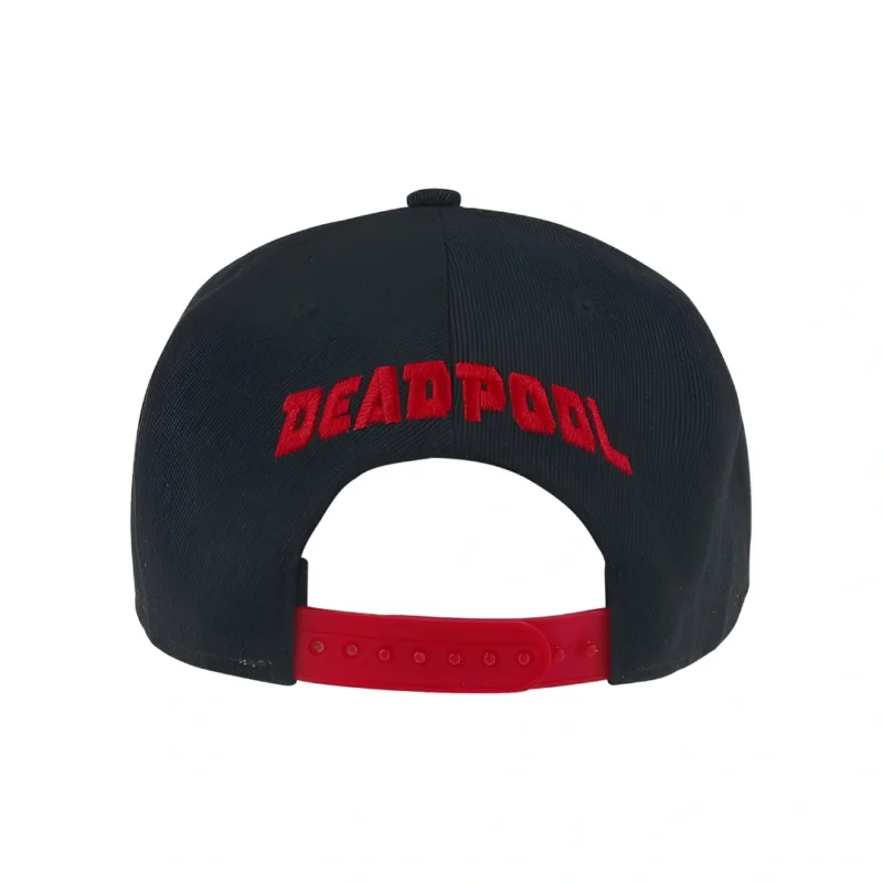 Deadpool Logo Homme Casquette Rouge/Noir - Image 3