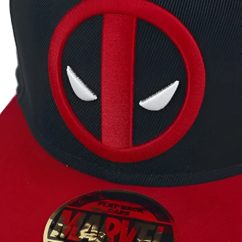 Deadpool Logo Homme Casquette Rouge/Noir - Image 4