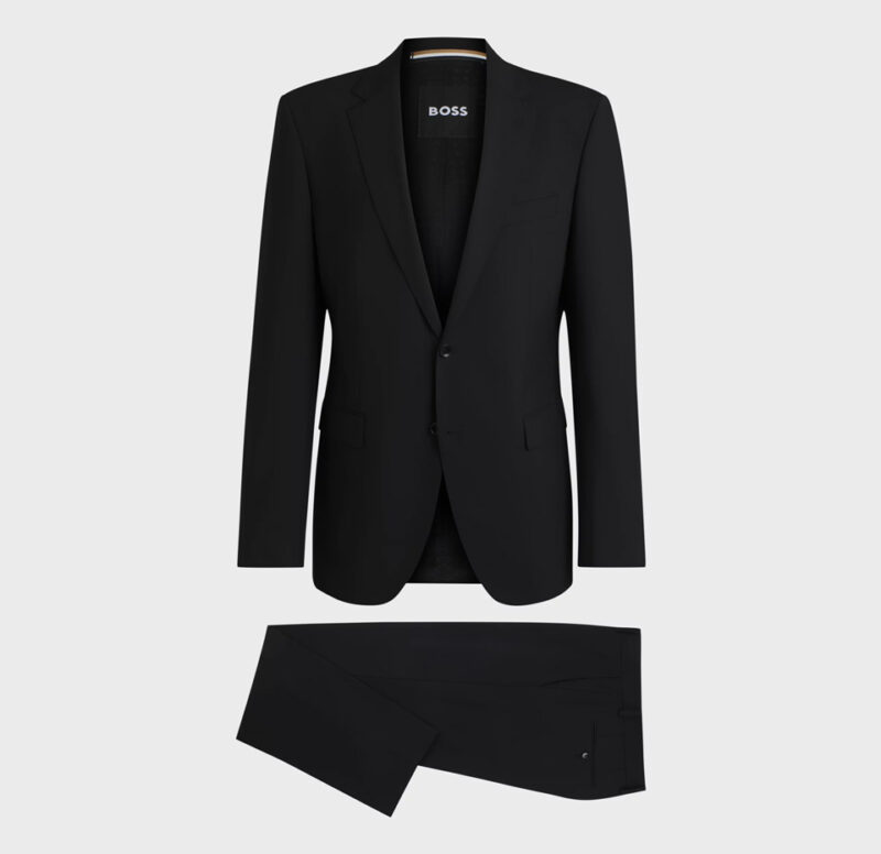 BOSS Regular-Fit Suit in Stretch Virgin Wool - Image 3