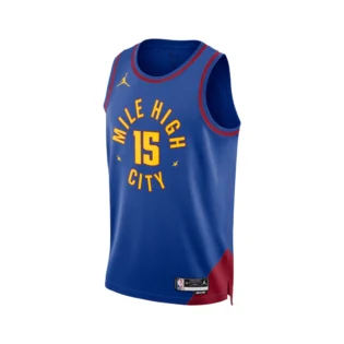 Denver Nuggets Jordan Statement Edition Swingman Jersey - Bleu - Nikola Jokić - Unisexe
