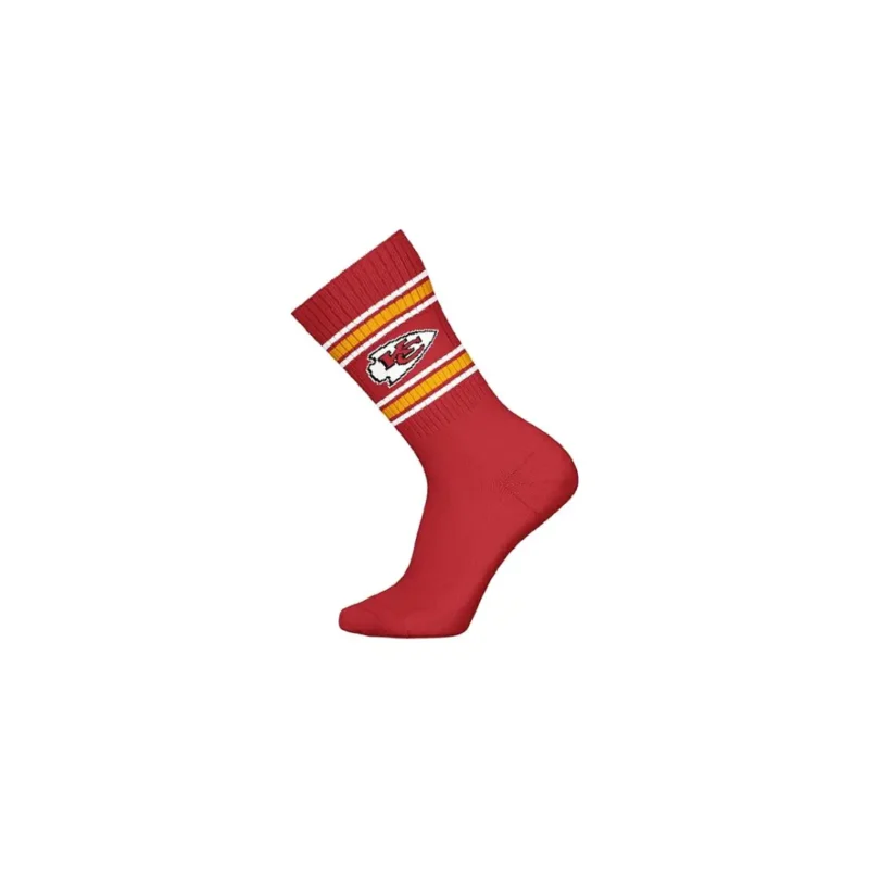 Homos Kansas City Chiefs NFL Lot de 3 paires de chaussettes de sport unisexes - Image 4