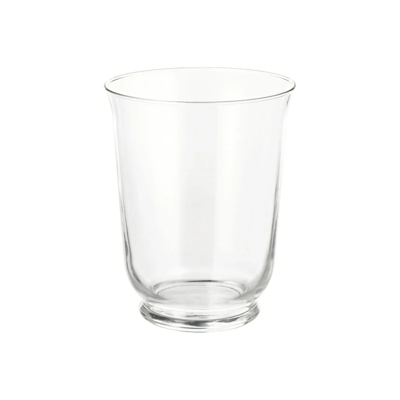 IKEA Glass Vase – Transparent, 18 cm