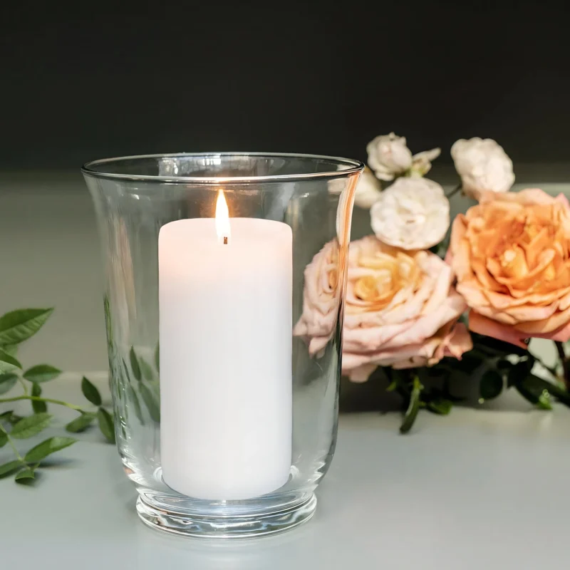 IKEA Glass Vase – Transparent, 18 cm - Image 2