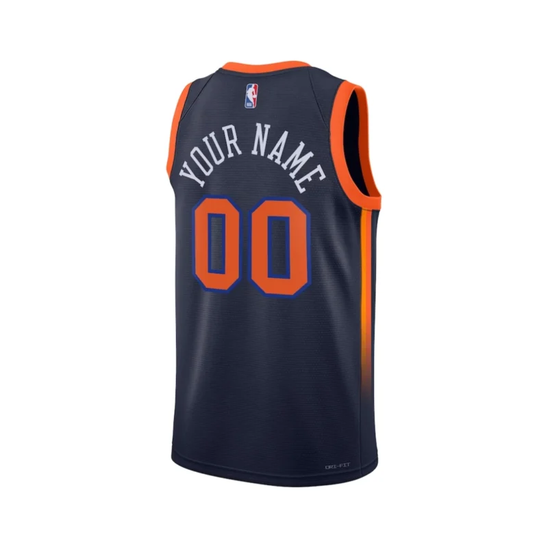 Maillot Swingman Jordan Statement des New York Knicks - Personnalisé - Unisexe - Image 4