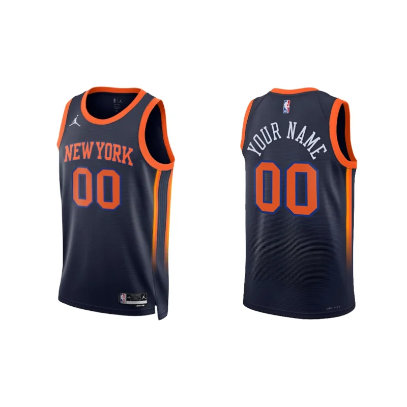 Maillot Swingman Jordan Statement des New York Knicks - Personnalisé - Unisexe - Image 2