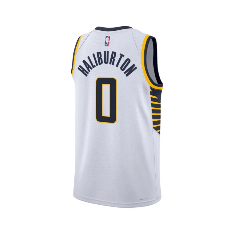 Maillot Swingman Nike Association Edition Indiana Pacers - Blanc - Tyrese Haliburton - Jeunesse - Image 4