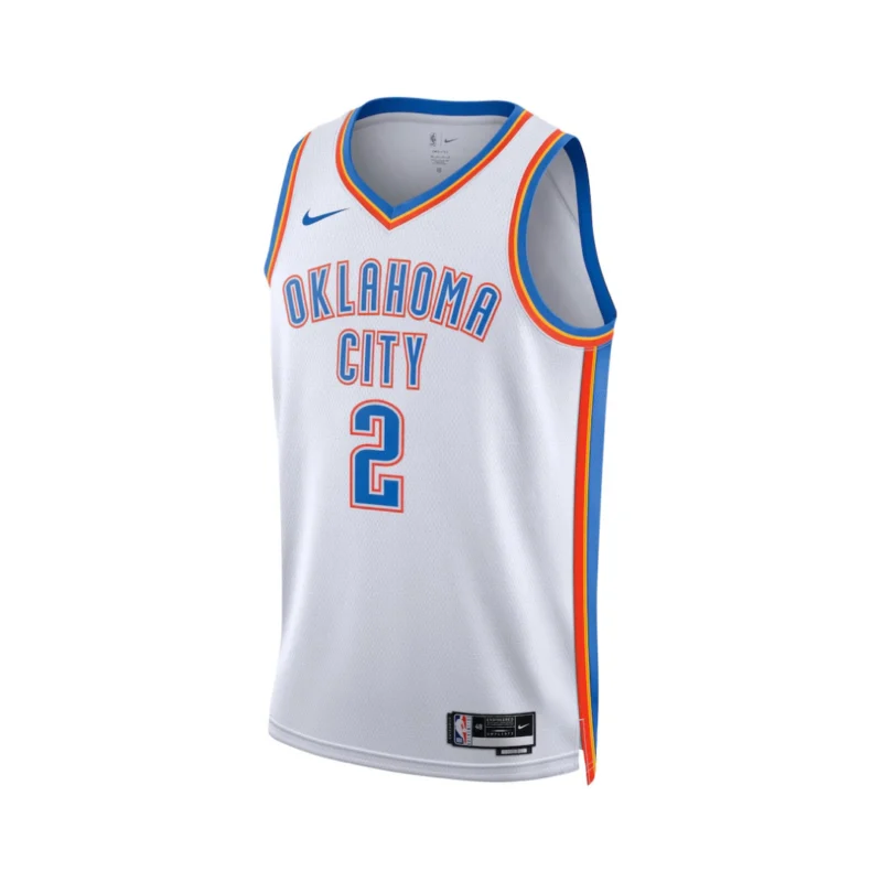 Maillot Swingman Nike Association Edition Oklahoma City Thunder - Blanc - Shai Gilgeous-Alexander - Unisexe