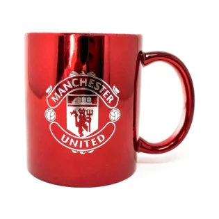 Manchester United Mug en céramique métallique Motif diables rouges