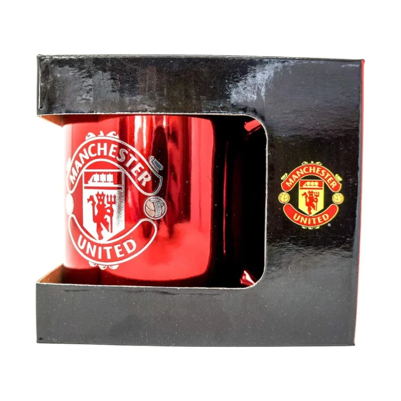 Manchester United Mug en céramique métallique Motif diables rouges - Image 4