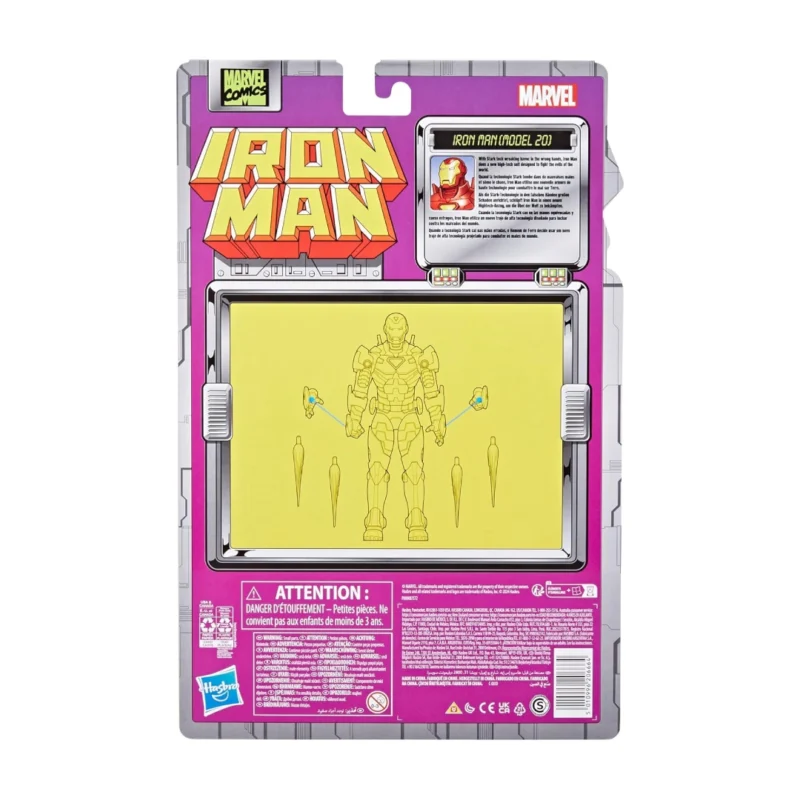 Marvel Legends Iron Man Modèle 20 – Figurine inspirée des comics - Image 3