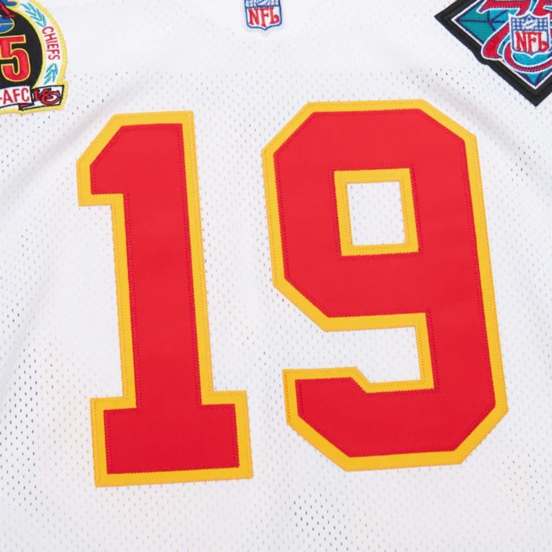 Men's Joe Montana White Kansas City Chiefs 1994 Authentic Jersey - Image 3