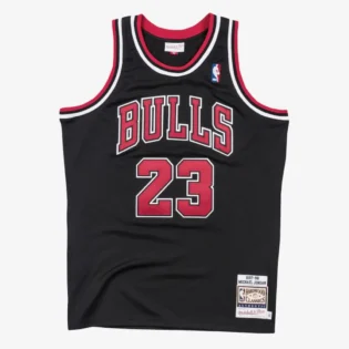 Men's Michael Jordan Black Chicago Bulls