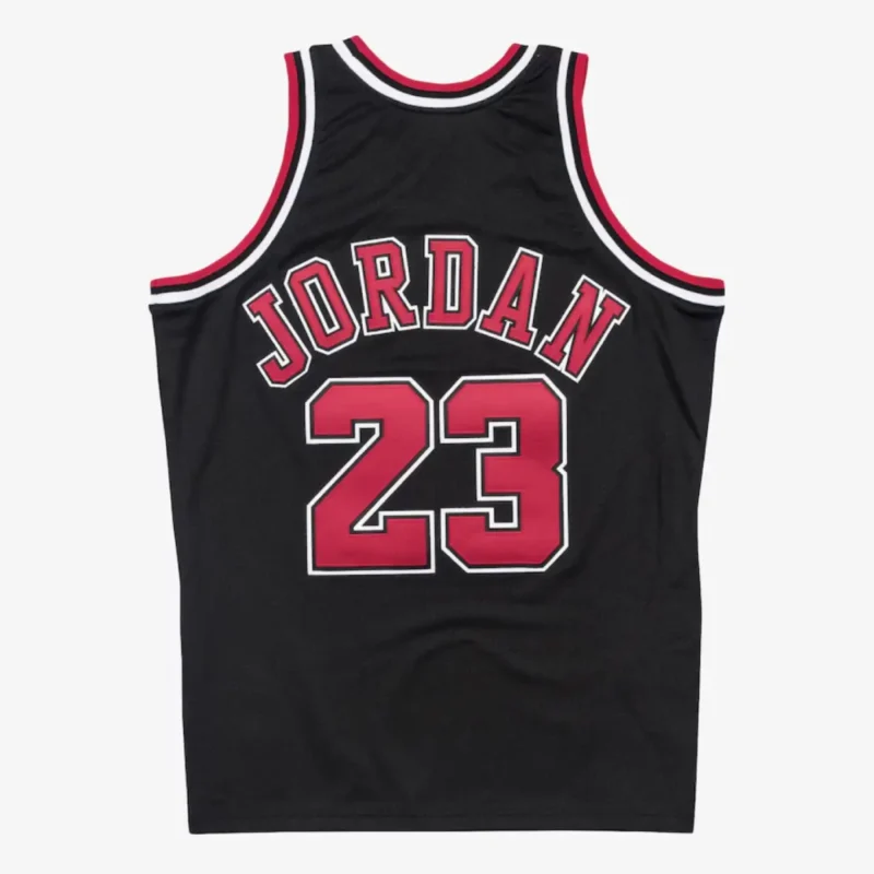 Men's Michael Jordan Black Chicago Bulls - Image 2