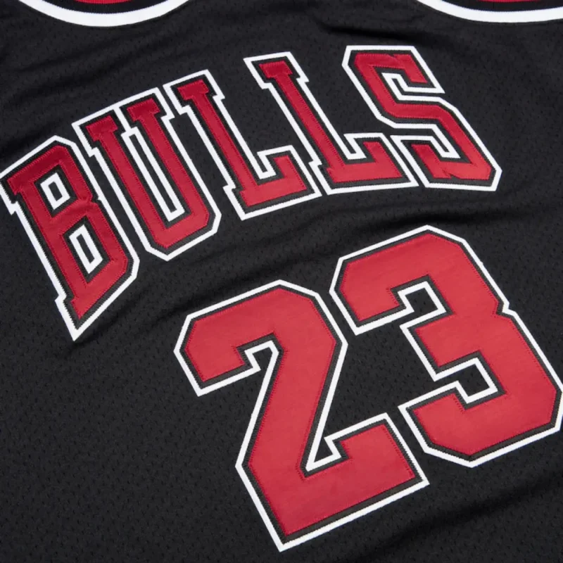 Men's Michael Jordan Black Chicago Bulls - Image 3