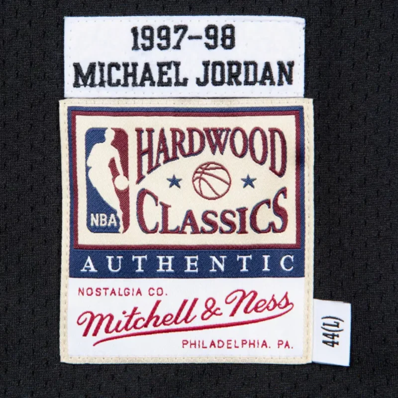 Men's Michael Jordan Black Chicago Bulls - Image 4