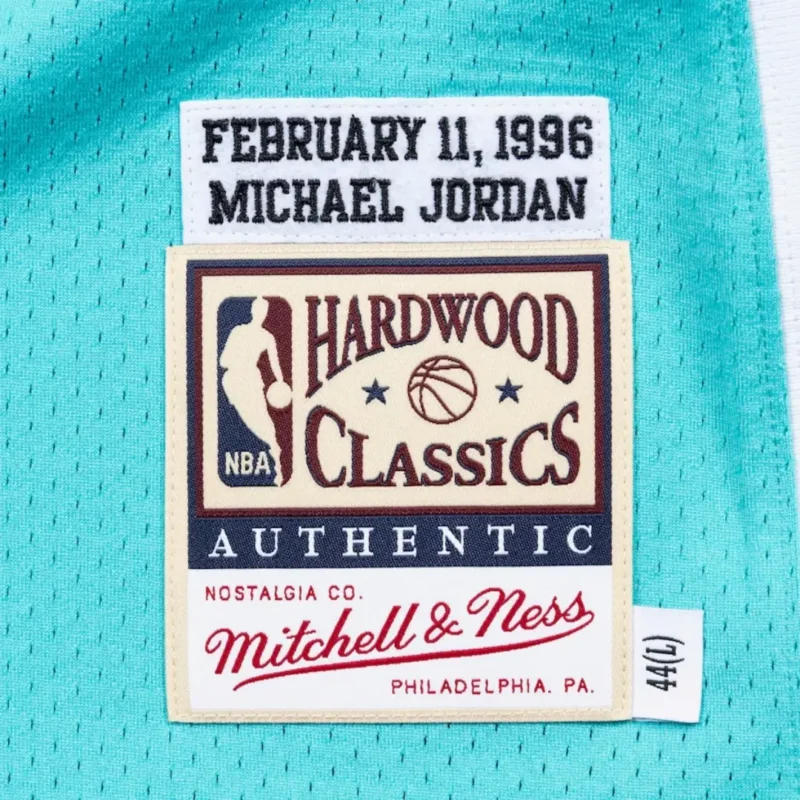 Men's Michael Jordan Teal Hardwood Classics 1996 NBA All-Star Game - Image 3