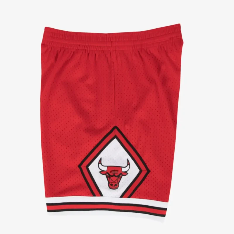 Men's Red Chicago Bulls 1997/98 Hardwood Classics Swingman Basketball Shorts - Image 2