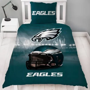 NFL Parure de lit Philadelphia Eagles Super Bowl Housse réversible