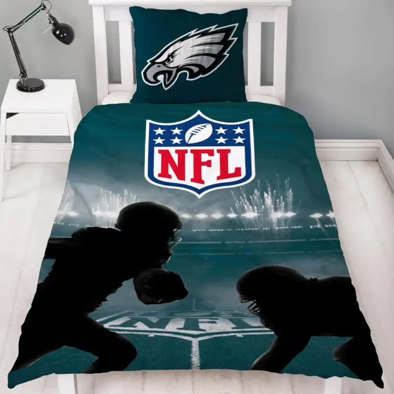 NFL Parure de lit Philadelphia Eagles Super Bowl Housse réversible - Image 2