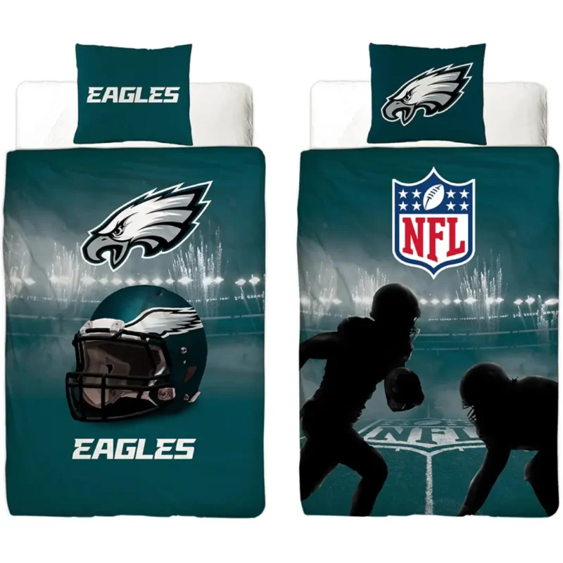 NFL Parure de lit Philadelphia Eagles Super Bowl Housse réversible - Image 3