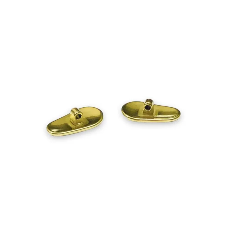 Nose Pads For Sunglasses Eyeglasses Titanium Golden 13mm Small by Chanel - Image 2