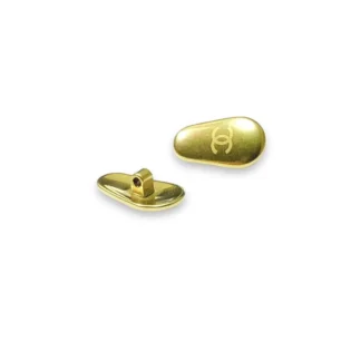 Nose Pads For Sunglasses Eyeglasses Titanium Golden 13mm Small by Chanel