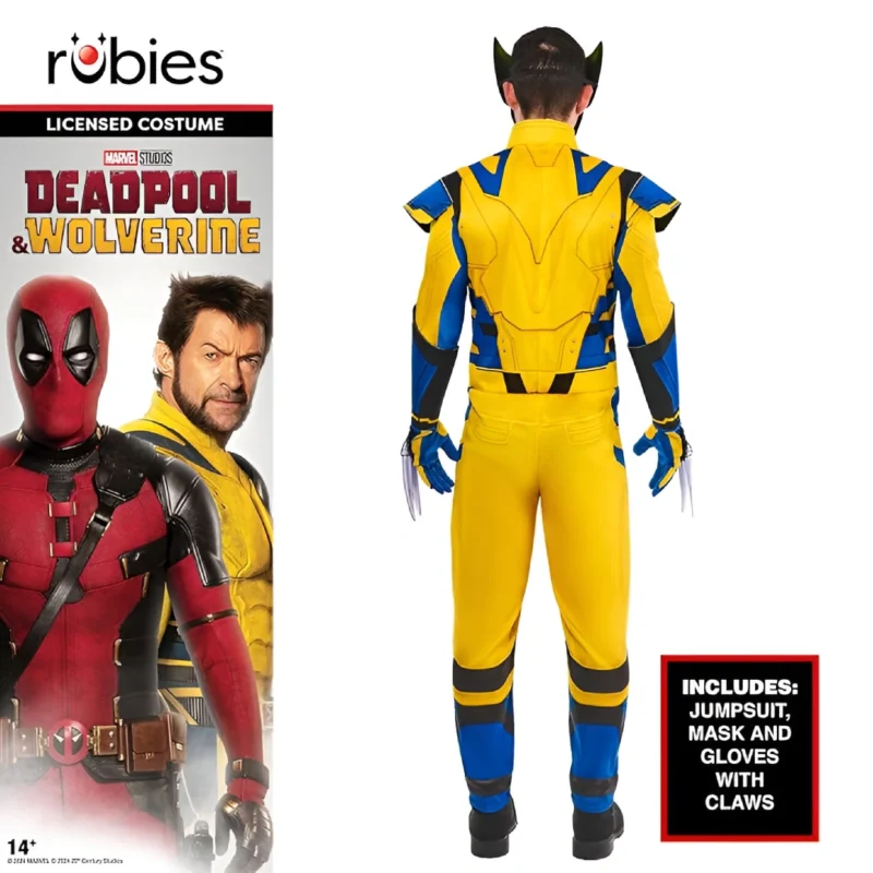 Rubies Official Marvel Wolverine Costume, Adult Superhero Fancy Dress - Image 2