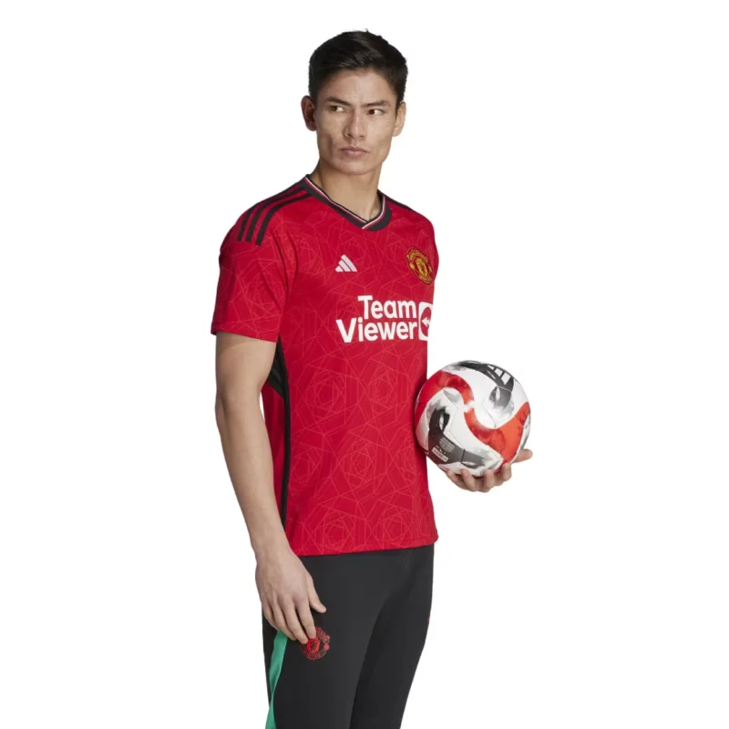 T-Shirt Hommes Adidas Domicile Manchester United - Image 4