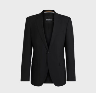 BOSS Regular-Fit Suit in Stretch Virgin Wool