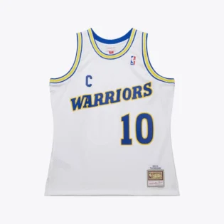 "Men's Tim Hardaway White Golden State Warriors 1990/91 Swingman Jersey "