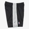 Men's Black San Antonio Spurs 1998/99 Hardwood Classics Swingman Basketball Shorts - Image 2